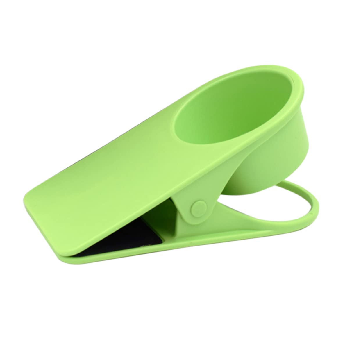COSMEVIVI Table Mug Holder Clip Saucer Clip Design for Home Office Green Versatile Clamp for Water Bottles Coffee Mugs and Stationery Organizes Accessories Effortlessly