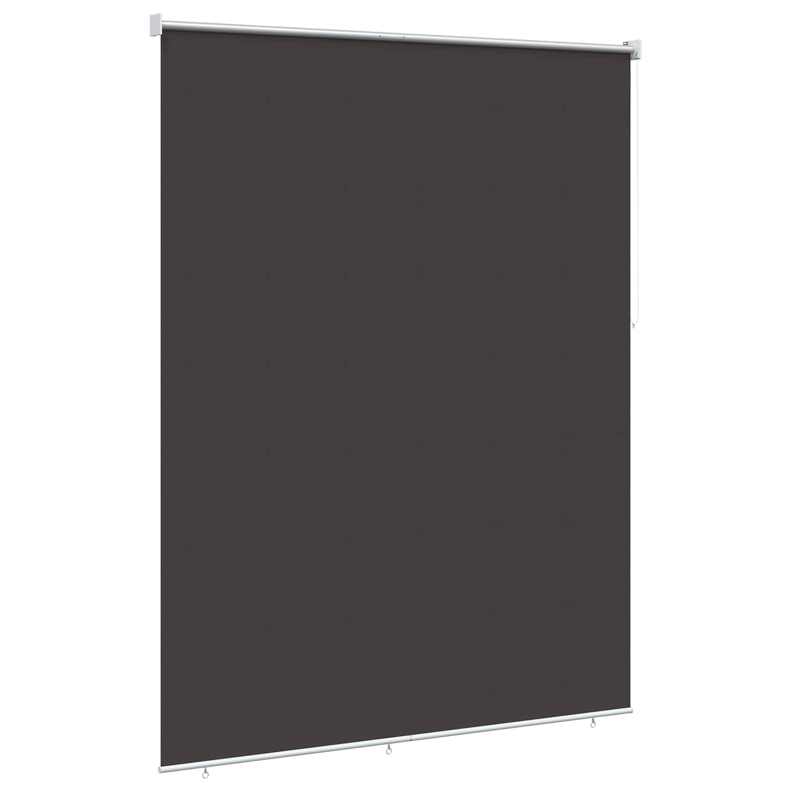Tenda avvolgibile per esterni, grigio antracite | Tenda avvolgibile in poliestere, protezione UV, montaggio a parete o soffitto, controllo termico