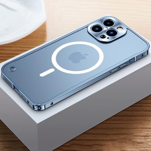 Cadre magnetique aluminium pour iPhone 16 Plus et 17 Pro Max de qualite superieure