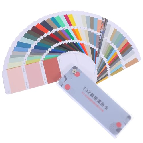 Homoyoyo Colori Campione Vernice Industriale con Finiture Metallizzate e Perlate Strumento Professionale per Confronto e Abbinamento Colori Verniciatura Industriale e Decorativa