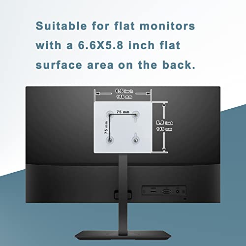Image of Universal Monitor VESA Mount Adapter for Non-VESA 13 - 27 inch Computer Monitors Tablets iPad VESA Mounting Arm Stand Bracket Kit 75X75mm