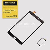 CENTAURUS Touch Screen Replacement for Samsung Galaxy Tab A 8.0 2017 SM-T380 - WiFi Version White - Front Touch Screen Digitizer Panel Part (NO LCD & Not Fit LTE SM-T385)