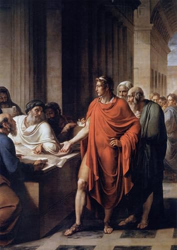 Imagen lienzo Tolomeo II Filadelfo Vincenzo Camuccini cuadros para decoración de paredes 60x90