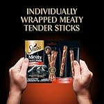 Sheba Meaty Tender Sticks Soft Cat Treats with Chicken, Tuna Flavor, and Salmon Flavor, 0.14 oz., 40 Count - Image 3