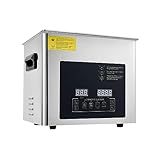 Professional Ultrasonic Cleaner 2.6 Gal 240W, 28K/40KHz Triple Mode with Heater & Timer, 304 Stainless Steel Tank for Jewelry, Glasses, Dental, Tools, Industrial and Home Use