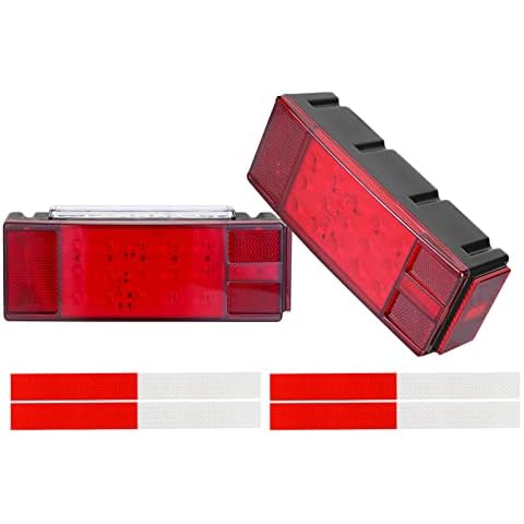 Serlainxin Waterproof Boat Trailer Lights Kit Cover