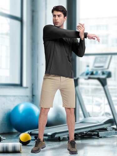 UPF 50+ Men's Rash Guard Swim Shirt Long Sleeve - Lightweight UV Protection Shirt for Swimming, Running, Fishing4