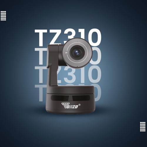Image of TONZO PTZ Camera TZ310 Full HD 1080P USB Camera with 10X Optical Zoom, Auto Focus, Plug & Play for Laptop, Desktop & Video Conferencing