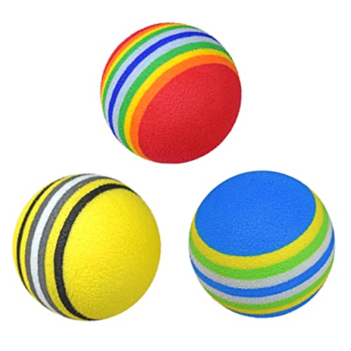 GOOHOCHY 20pcs Practice Balls Soft Eva Sponge Basketball for Indoor Play and Training Random Color
