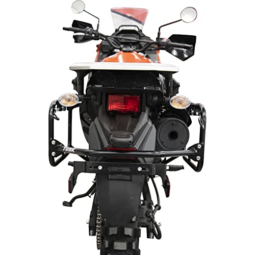 TUSK Pannier Racks con Nelson Rigg Hurricane Dry Saddlebags Negro Compatible con Kawasaki KLR650/ABS/Adventure ABS 2022-2026KLR650 S/S ABS 2023-2026 miniatura 6