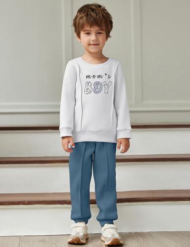 Image of Toddler Boys boys sets ,Long Sleeve Fleece Fall Winter boys sweatsuit