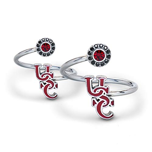 Stone Armory USC Gamecocks One for You and One for Me Rings - Adjustable | South Carolina Ring | South Carolina Jewelry | Officially Licensed University of South Carolina Jewelry |South Carolina Gift