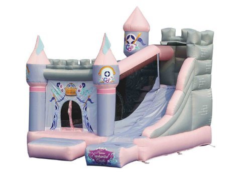 KIDWISE Princess Enchanted Castle Bounce House with Slide