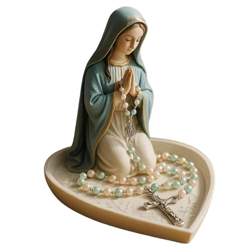 Estatua Virgen María Our Lady of Grace de resina