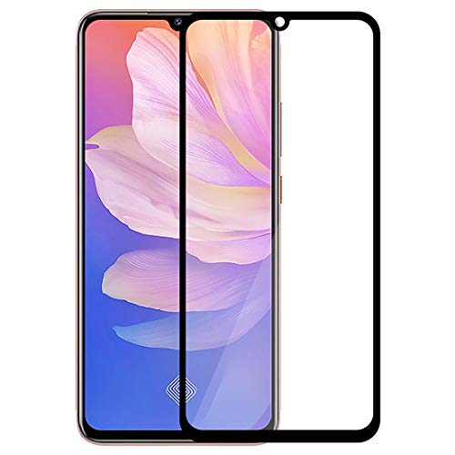 Image of 9H Hardness, Edge To Edge Curved Border Tempered Glass Screen Protector (Unbreakable Edges) For Vivo S1 Pro - Black