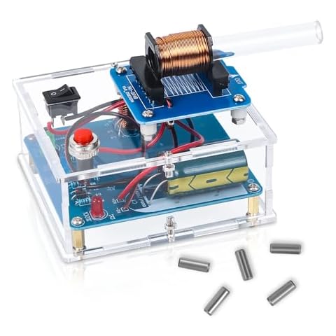 MiOYOOW Soldering Practice Kit, Electric Magnetic Transmitter Soldering Projects Educational STEM Electronics Kit for School Leaning, Mini DIY Shooting Game Toy for 15+ Years Old Boys Girls Cover