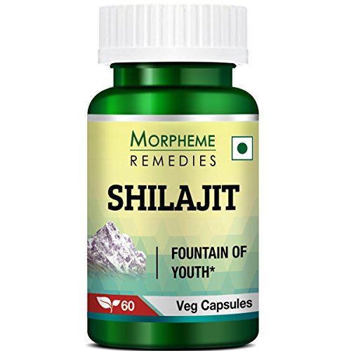 Morpheme Remedies Shilajit 500 mg - 60 Veg Capsules