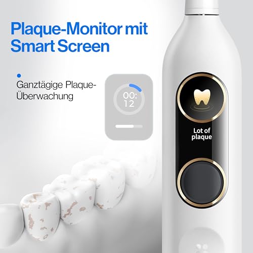 Usmile Y10 PRO Schallzahnbürste mit Display, Drucksensor und 4 Modi