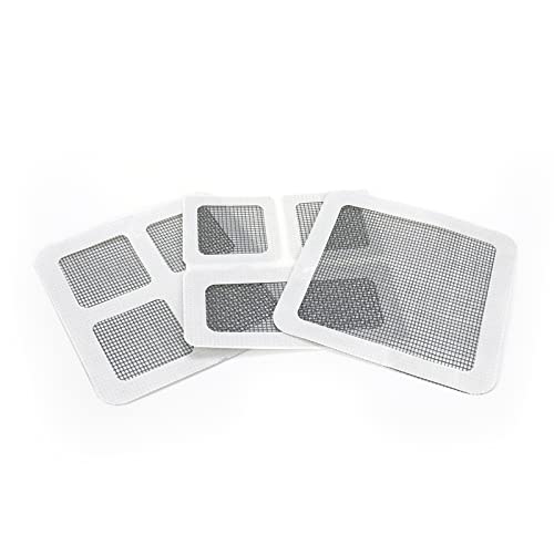 Faotup 25Pcs（Three Sizes） Black Window Screen Repair Patch,Screen Repair Tape Self Adhesive,Waterproof Fiberglass Small Screen Repair Kit #TOP2