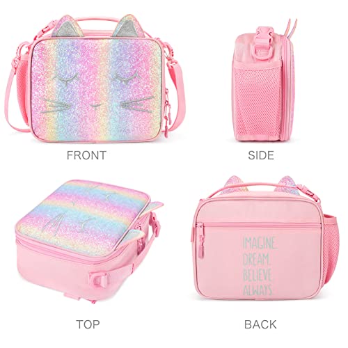 Mibasies KLB0072PKBURB-MBUS Cat Insulated Lunch Box thumb #5