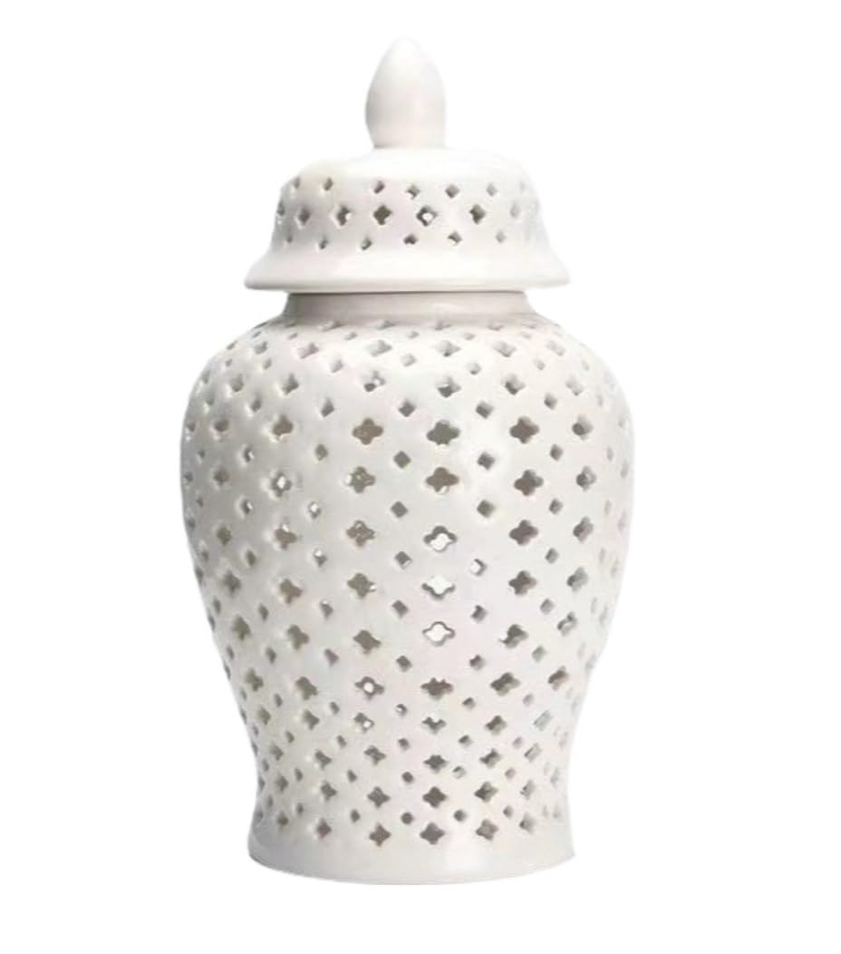 Pot de gingembre en céramique haut de gamme | Cadeau de mariage et pendaison de crémaillère
