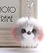 Produktbild OSYARD Schlüsselanhänger,Keychain,Cute Dog Keychain Frauen Anhänger Pompoms Schlüsselring Keyring Schlüssel Ring Taschenanhänger Handtaschenanhänger Schlüsselbund