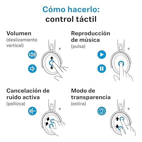 Miniatura 11 de Sennheiser Auriculares Momentum 4 Wireless Special Edition: Auriculares Bluetooth Para Llamadas Nítidas Con Cancelación De Ruido Adaptativa, 60 Horas De Duración De La Batería, Negro Cobre