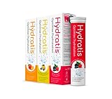 HYDRATIS - 60 Pastilles Effervescentes Citron/Fleur Sureau+Fruits des Bois+Pêche - Optimi...