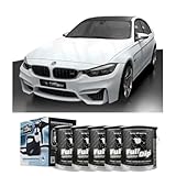 🚗 Cantidad orientativa según tamaño del vehículo: Urbanos (modelos tipo Ibiza, Polo, Corsa) 1 cubo de 4 L; compactos (modelos tipo Golf, León, Focus) 2 cubos; berlinas (modelos tipo Passat, Mondeo, A4) 3 cubos; berlinas+ (modelos grandes) 4 cubos; SUV o furgonetas 5 cubos.