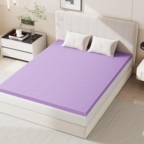 Image of Sweetcrispy Mattress Topper Full, 2 Inch Cooling Gel Memory Foam Mattress Pad for Pressure Relief, Breathable Bed Topper for Back Pain, Sleeper Sofa RV Camper, CertiPUR-US Certified