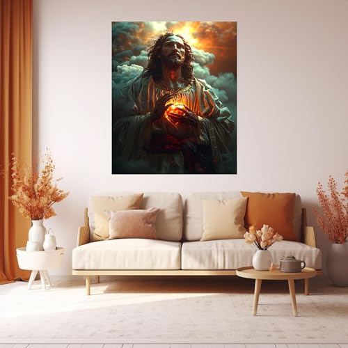 Affiche Jésus image chrétienne murale art moderne déco 40x60cm - 3