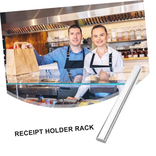 Fini les Bons Perdus en Cuisine avec le Porte-reçus Coulissant Alliage Aluminium - 3