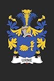 stabkirche urnes 6  Urne: Urne Coat of Arms and Family Crest Notebook Journal (6 x 9 - 100 pages)