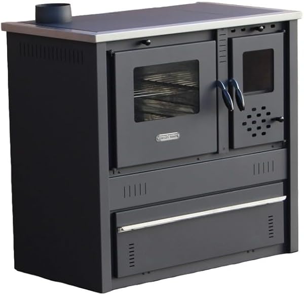 RUSTICO ECO Cuisinière à bois A+ 10 KW (Ø120 gauche) - 2