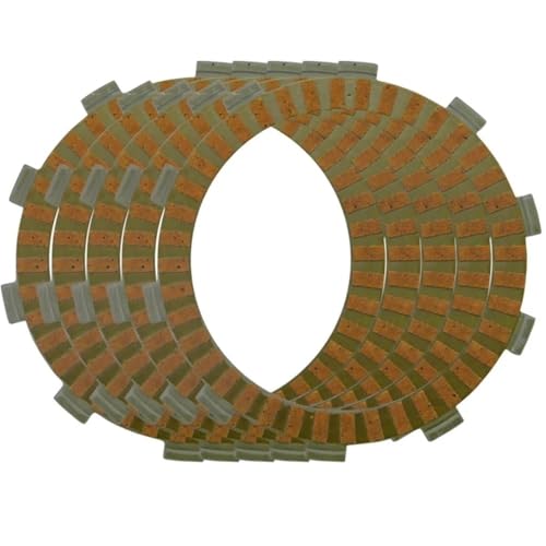 5Pc Motorcycle Friction Clutch Disc Plates 5X Compatible with Automotive Motorcycle Parts YZ100 80-82 IT125 80-81 TW125 TW 125 99-04 TY125 YZ125 SR185 80-81