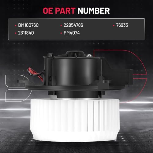 Image of BDFHYK AC Heater Blower Motor Fan PM4074 Compatible with Buick 13-16 Verano 2.0L, 12-17 Verano 2.4L,Compatible with Cadillac 14-16 ELR 1.4L, Volt 11-15 1.4L,HVAC Blower Motor Assembly 22954786