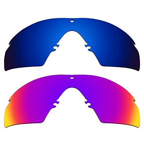 Image of Alphax Polarized Replacement Lenses for Oakley Si M Frame 3.0 OO9146 Sunglasses - Glare Reduction | Precision Cutting