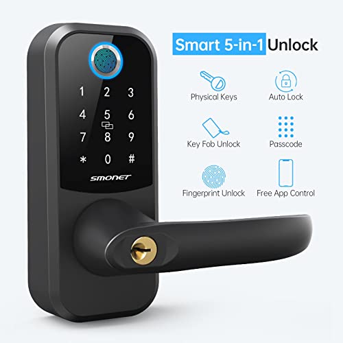 SMONET IC Cards, Key Fob for Smart Door Lock, Work with TTlock, Suitable for Smart Deadbolt Keyless Entry Door Lock - Thumbnail 2