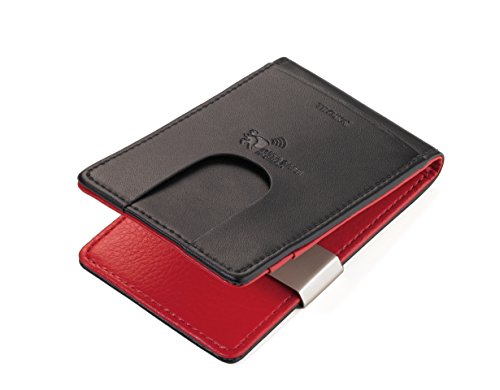 Troika Red and Black Flat Wallet with RIFD Protection (CCC1532LE)2
