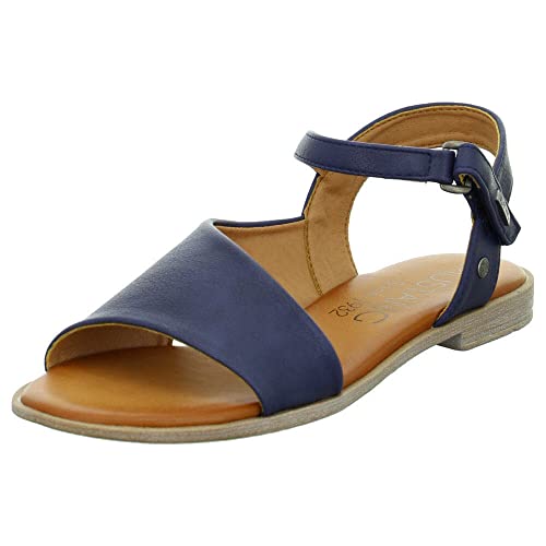 Mustang 1388-801, Sandale Femme, Bleu Marine, 39 EU