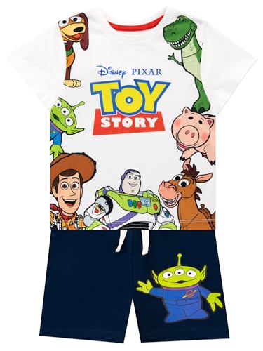 Disney - Ensemble Short et T-Shirt - Toy Story - Garçon - Multicolore - 3-4 Ans