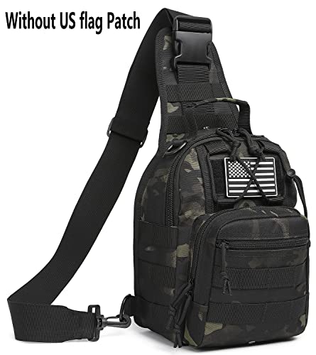 Atbp Small Tactical Sling Backpack Bag For Men Military Shoulder Bag Pack Edc Crossbody Bag For Hiking 7 Liters #TOP1