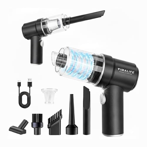 VIMALIFE Handheld Car Vacuum Cleaner Cordless, 10000Pa High Suction 42000RPM