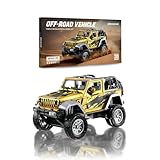 Piececool Puzzle 3D Adultos Metal Vehículo Todoterreno Maquetas para Montar,Acero Inoxidable 430,DIY,Juegos de Construcción para Adultos Gift,225 Pieces