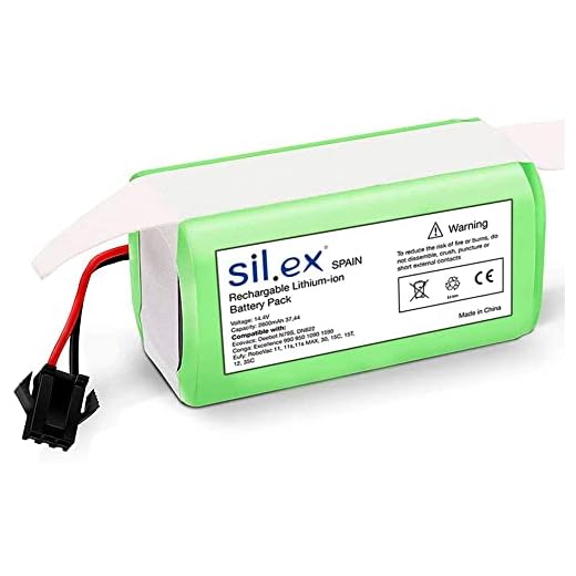 Anakel Home Silex Spain Repuesto Batería Conga Compatible con Conga 990 Excellence, Conga 1090, Conga 950 y Conga 1590 | 14.4V, 2600 mAH, 37.44wh, Color Verde