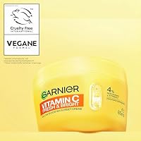 Garnier Vitamin C Fresh & Bright Glow Booster Sorbet Creme – Gesichtspflege mit 4% Niacinamid & Vitamin C für strahlenden Glow – Feuchtigkeitscreme gegen dunkle Flecken & Pigmentflecken – 85ml – Ansicht 9