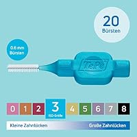 TePe Interdentalbürste, Original, Blau, 0,6 mm/ISO-Größe 3, 20 Stk. – Ansicht 3