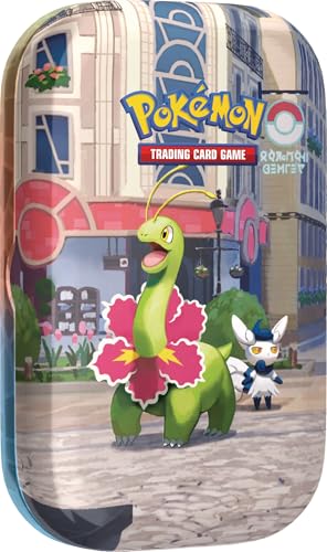 Pokémon : Mini-boîte Illumis – Méganium et Mistigrix (2 boosters, 1 Carte Artistique et 1 Page d’Autocollants)