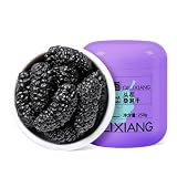 Moras Negras Secas | Frutas Grandes | Sin Azufre Y Sin Enjuague | 250g / 8,82oz | Dulzura Natural