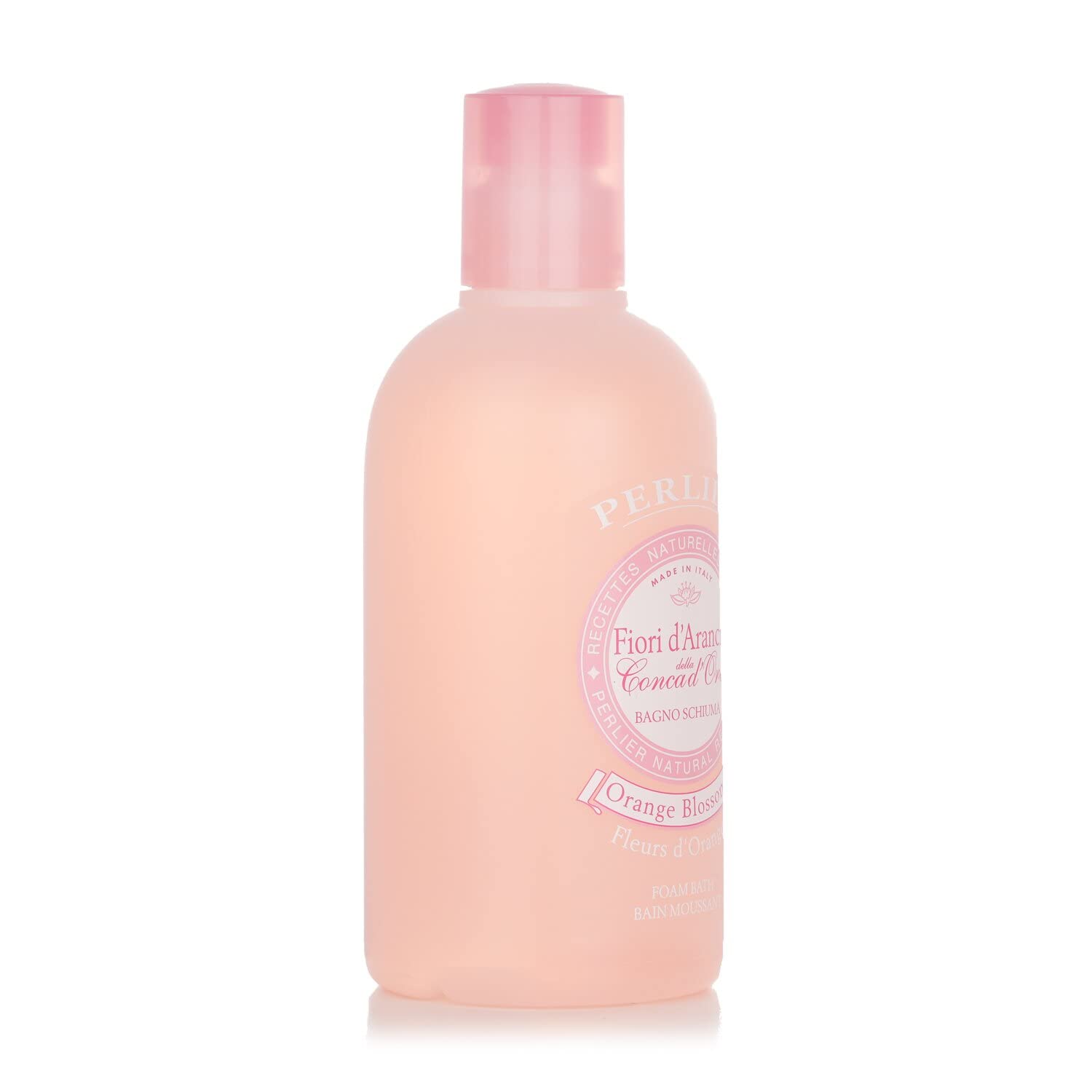 Perlier Orange Blossom Foam Bath Natural & Calming Aromatherapy Bubble Bath for Women & Men, Rich Foaming Formula Provides Deep Moisturization, Hydration for All Skin Types, (16.9 Fl Oz.)